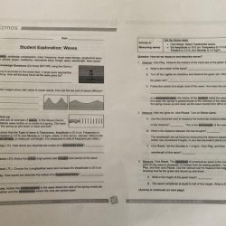 Longitudinal waves gizmo answer key