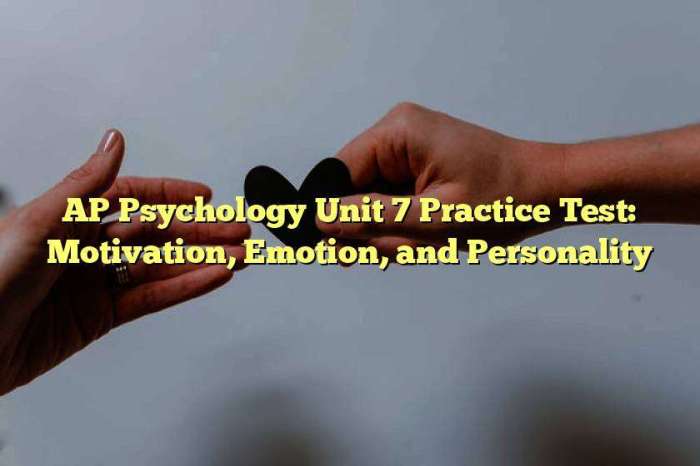 Ap psychology unit 7 test multiple choice