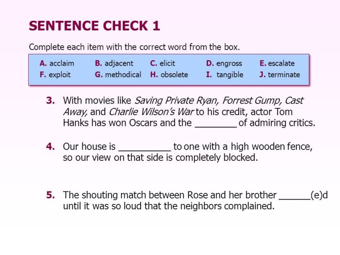 Chapter 7 sentence check 2 answer key