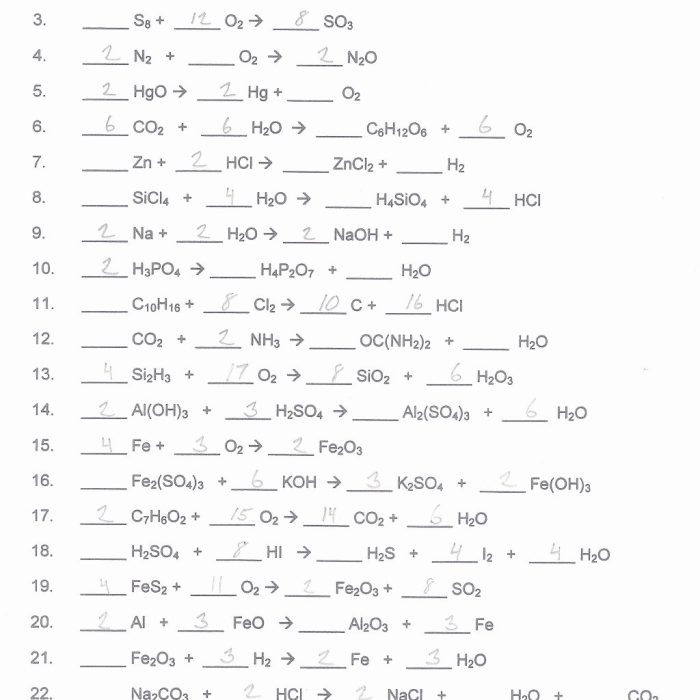 Balancing act worksheet answers key